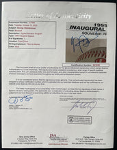 Load image into Gallery viewer, 1999 George Steinbrenner Signed Staten Island Yankees Program First Season JSA