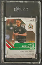 Load image into Gallery viewer, 2021-22 Donruss Road to Qatar KS-JH Javier Hernandez Kit Series Material SGC 9