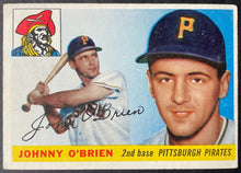 Load image into Gallery viewer, 1955 Topps Baseball #135 Johnny O'Brien Pittsburgh Pirates Vintage MLB Card