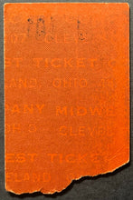 Load image into Gallery viewer, 1971 Grateful Dead Concert Ticket Stub Cleveland Allen Theater Music Vintage
