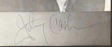 Load image into Gallery viewer, Large Autographed Signed Johnny Cash Black & White Photo JSA LOA Country Vintage