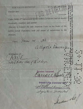 Load image into Gallery viewer, 1933 Share Certificate Baird Television LTD. Stock Pioneer TV Broadcasting VTG