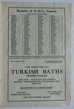 Load image into Gallery viewer, 1932 Montreal Forum NHL Program Montreal Maroons vs NY Rangers Lionel Conacher