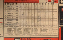 Load image into Gallery viewer, 1946 Sportsman's Park Scorecard Brooklyn Dodgers vs St. Louis Cardinals MLB