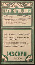 Load image into Gallery viewer, 1970 CKFH Radio Survey Record Chart Toronto Music CCR Sly & The Family Stone