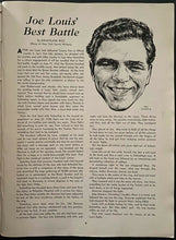 Load image into Gallery viewer, 1948 Heavyweight Championship Boxing Program Yankee Stadium Joe Louis v Walcott