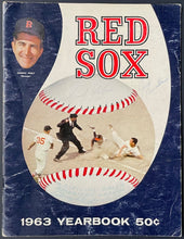 Load image into Gallery viewer, 1963 Boston Red Sox Yearbook Autographed Frank Malzone John Lamabe Signed