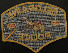 Load image into Gallery viewer, Original Deloraine Fairgrounds Police Patch Horse Harness Racing Manitoba VTG
