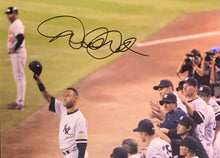 Load image into Gallery viewer, 2008 Derek Jeter Autographed Yankee Stadium Final Game Baseball Photo Signed JSA
