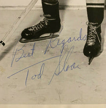Load image into Gallery viewer, NHL Hockey Turofsky Photo Signed Toronto Maple Leafs Tod Sloan Autographed JSA