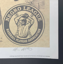 Load image into Gallery viewer, Negro League Legends Vintage Autographed Multi Signed Print x5 Players JSA LOA