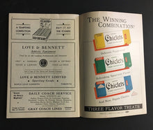 Load image into Gallery viewer, 1937 Toronto Maple Leaf Gardens Boxing Program Vintage Boxer Rare