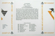 Load image into Gallery viewer, 2000 Canadian Society of NY 23rd Annual Hockey Dinner Item Lot (5) Mario Lemieux