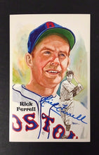 Load image into Gallery viewer, RICK FERRELL Signed PEREZ STEELE HOF Postcard Boston Red Sox BROWNS MLB Baseball