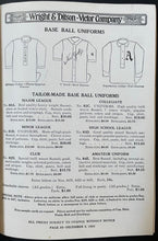 Load image into Gallery viewer, 1924 Wright & Ditson Victor Co. Sporting Goods Catalog Spring + Summer Baseball