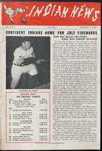 Load image into Gallery viewer, 1951 New York Yankees #6 Rookie Mickey Mantle Lineup Cleveland Stadium Program