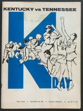 Load image into Gallery viewer, 1965 Stoll Field University Football Program Tennessee Volunteers vs Kentucky