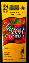 Load image into Gallery viewer, 1996 Atlanta Summer Olympics Rowing Ticket Morning Major Event USA