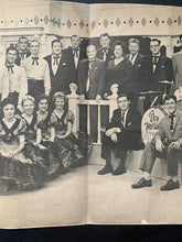 Load image into Gallery viewer, 1950s Don Messer Show Autographed Program+Plaque Canadian Folk Music TV Radio