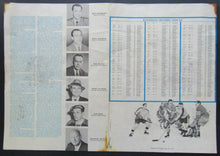 Load image into Gallery viewer, 1959 NHL Sheet Insert - Toronto Telegram, TV Weekly Promotion Of O'Keefe Brewery