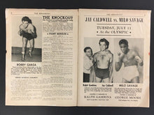 Load image into Gallery viewer, 1950 The Knockout Official Fite Program Billy Varga Leo Garibaldi