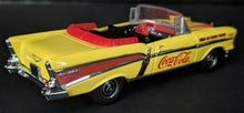 Load image into Gallery viewer, 1957 Coca Cola Chevrolet Bel Air Die Cast Metal Car Matchbox Collectibles 1:43