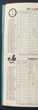 Load image into Gallery viewer, 1969 Jarry Park Program Montreal Expos 1st Season + Final 3 MLB Games vs Cards