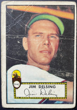 Load image into Gallery viewer, 1952 Topps Baseball #271 Jim Delsing MLB Card St. Louis Browns 5th Series
