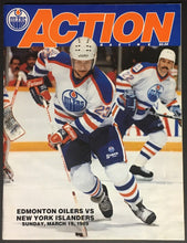 Load image into Gallery viewer, 1989 Northlands Coliseum NHL Hockey Program Edmonton Oilers v New York Islanders