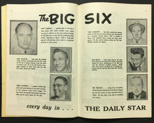 Load image into Gallery viewer, Jan 30 1955 Maple Leaf Gardens Ontario Junior A Hockey Program Sid Smith Signed
