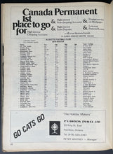 Load image into Gallery viewer, 1974 CFL Football Program Montreal Alouettes vs Hamilton + Yearbook Version