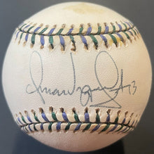Load image into Gallery viewer, 1998 Omar Vizquel Signed MLB All-Star Game Baseball Cleveland Indians COA JSA