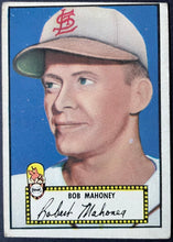 Load image into Gallery viewer, 1952 Topps Baseball Bob Mahoney #58 St. Louis Browns Vintage MLB Card Black Back