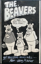 Load image into Gallery viewer, Original Letter 1970's Signed Autographed Comic Art Jim Jones The Beavers