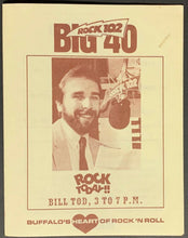 Load image into Gallery viewer, 1986 Rock 102 BIG 40 Buffalo's Heart Of Rock 'N Roll Chart Radio Survey Gabriel