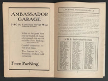 Load image into Gallery viewer, 1932 Montreal Forum Program Howie Morenz NHL Leading Scorer Canadiens NHL Hockey