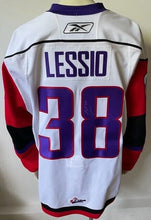 Load image into Gallery viewer, Lucas Lessio Signed Team Orr Game Issued CHL Top Prospects Hockey Jersey LOA OHL