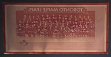 Load image into Gallery viewer, 1994 Tonto Maple Leafs NHL Hockey Multi Signed Team Photo 1 Of A Kind Acetate