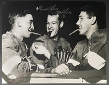 Load image into Gallery viewer, Gordie Howe Alex Delvecchio Autographed NHL Hockey Signed Photo Vintage JSA