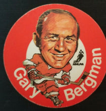 Load image into Gallery viewer, 1973-74 Mac's Milk Promo Sticker Gary Bergman Decal Hockey NHL