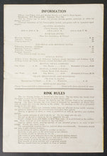 Load image into Gallery viewer, 1921 Rare Philadelphia Ice Palace Ivy League Hockey Program Harvard vs Yale