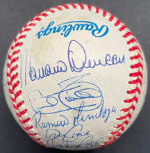 Load image into Gallery viewer, 1997 New York Yankees Team Signed Baseball Autographed JSA Jeter Rivera Torre