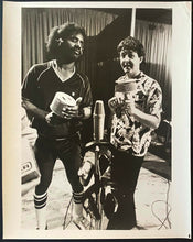 Load image into Gallery viewer, 1981 Stevie Wonder + Paul McCartney Vintage Photo Taken By Linda McCartney
