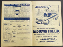 Load image into Gallery viewer, 1957 Maple Leaf Gardens OHA Junior A Program Ottawa Junior Canadiens v Marlboros