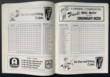 Load image into Gallery viewer, 1972 Cincinnati Reds vs. Oakland Athletics World Series Program Baseball VTG MLB
