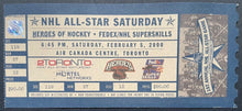 Load image into Gallery viewer, 50th NHL All Star Game + Skills Competition + Reception Ticket Toronto Hockey