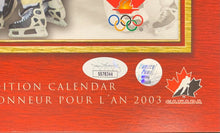 Load image into Gallery viewer, 2003 Team Canada Autographed Signed Calendar Hockey Vintage Olympics