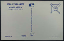 Load image into Gallery viewer, Brooklyn Dodgers MLB Baseball Series No 4 Set Of 12 Postcards Herman Walker +