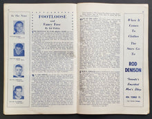 Load image into Gallery viewer, 1951 Maple Leafs Gardens NHL Program Toronto Maple Leafs vs NY Rangers Sid Smith