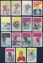 Load image into Gallery viewer, 1952-53 Parkhurst Hockey Cards Full Set NHL Horton Rookie RC Graded x10 KSA 1-4